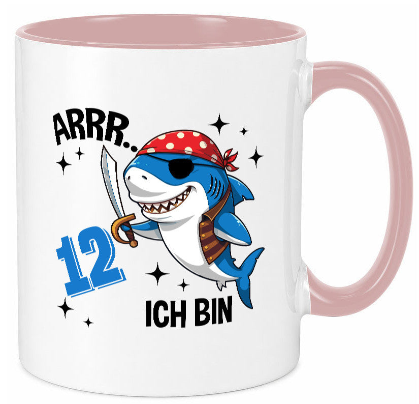 12. Geburtstag | 12 Jahre Arr Pirat Hai Piraten Geschenk Geschenkidee lustiger
