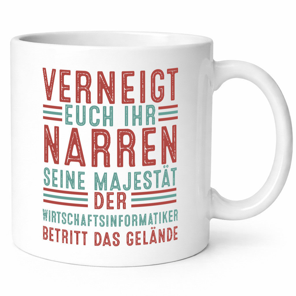 Verneigt euch: Wirtschaftsinformatiker v2 Geschenk Humor Geschenkidee lustiger