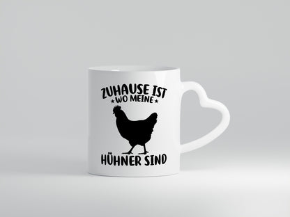 Zuhause ist wo meine Hühner sind | Hühnerstall Landwirt v2 Humor Geschenkidee