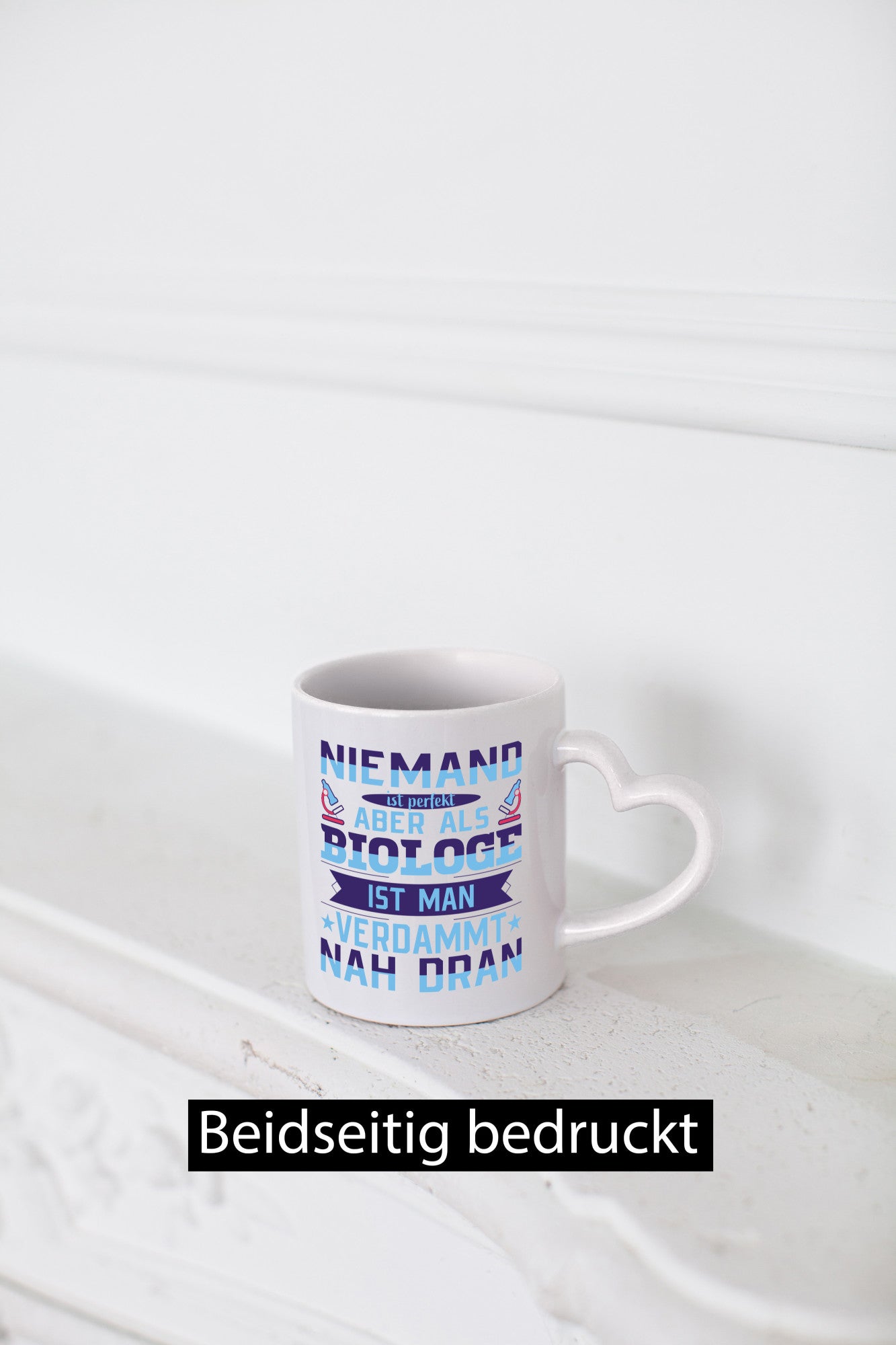 Als Biologe fast perfekt | Mikroskop Humor Geschenkidee Tasse