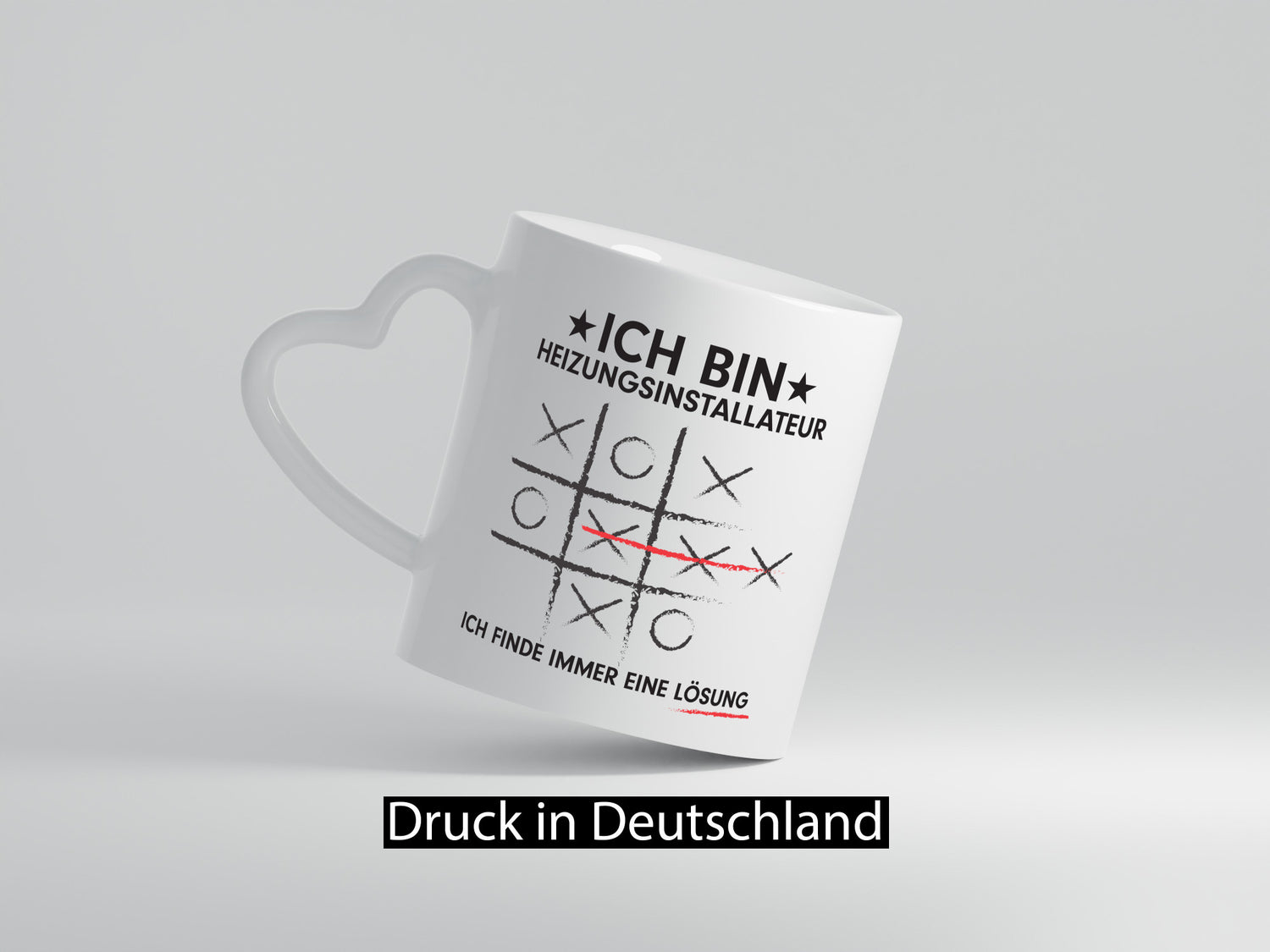 Löse Probleme: Heizungsinstallateur | Heizungsbauer Humor Geschenkidee Tasse
