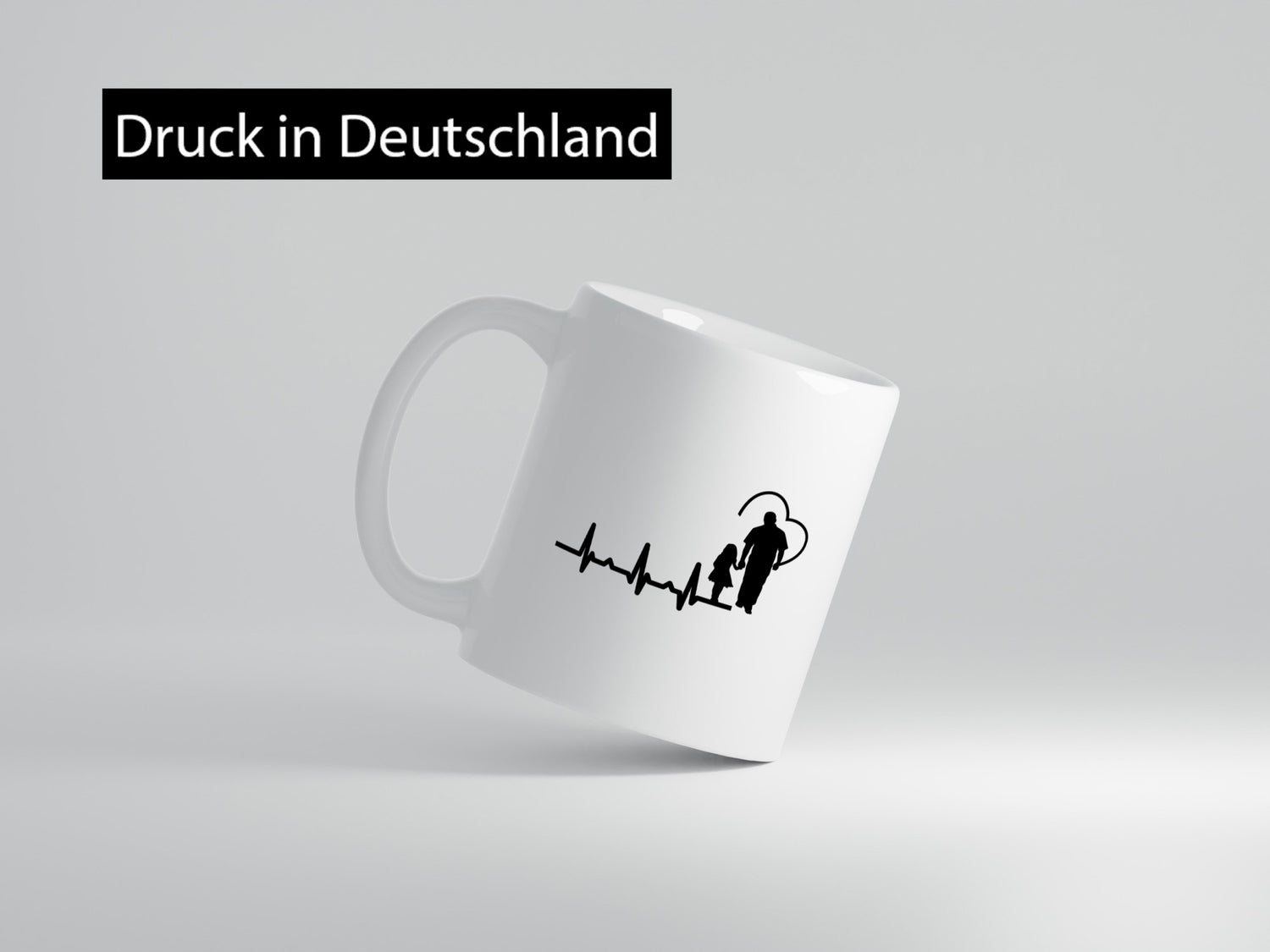 Vater Tochter Herz | Papa Vatertag Vaterliebe lustiger Spruch Geschenk Familie