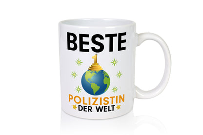 Welt Beste Polizistin | Beruf Polizei Humor Arbeit Kollegen Büro Geschenkidee