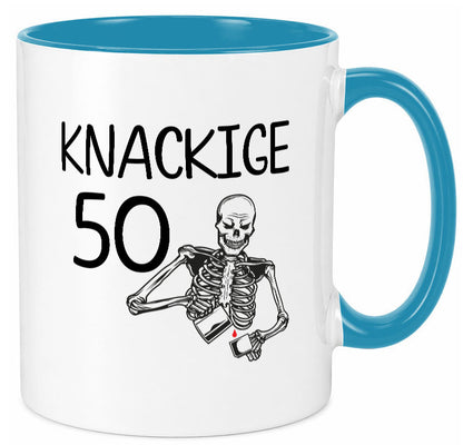 50. Geburtstag | Alt Knackig und Geschenk Geschenkidee lustiger Spruch Tasse