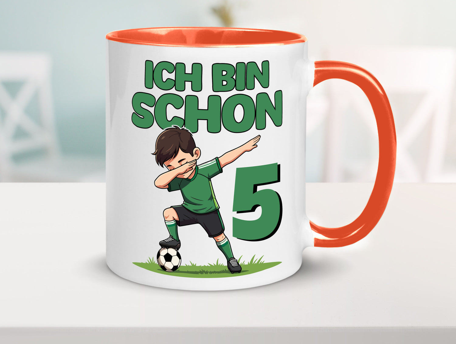 5. Geburtstag | 5 Jahre Fußballer lustiger Spruch Geschenk Geschenkidee Tasse