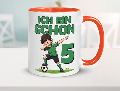 5. Geburtstag | 5 Jahre Fußballer lustiger Spruch Geschenk Geschenkidee Tasse