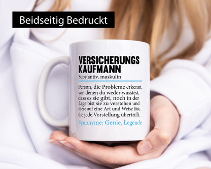 Versicherungskaufmann | Spruch Kaufmann Humor Geschenkidee Tasse
