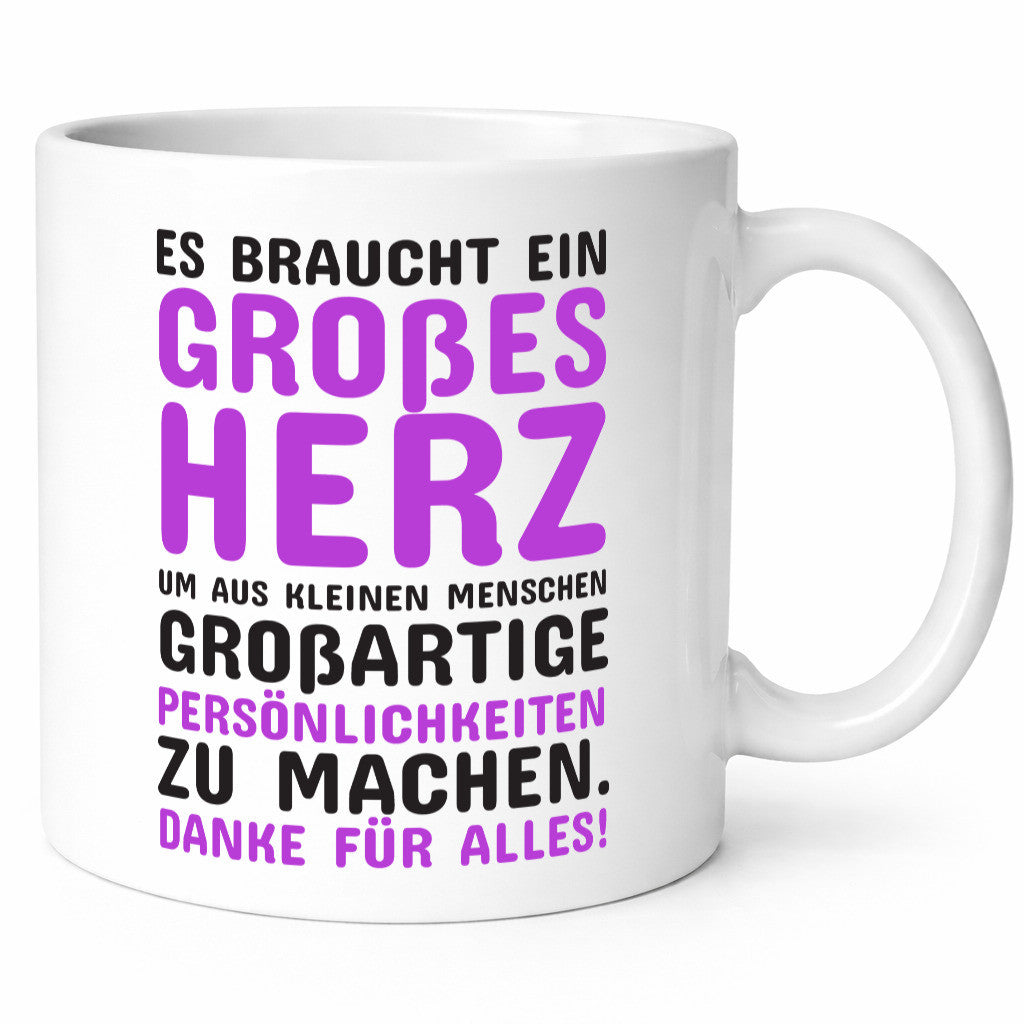 Lehrerin Tasse | schöner Spruch großes Herz Lehrer Humor Geschenkidee