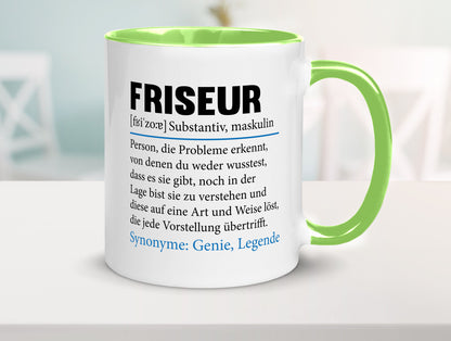 Friseur | Spruch Frisör Beruf lustig Humor Arbeit Kollegen Büro Geschenkidee