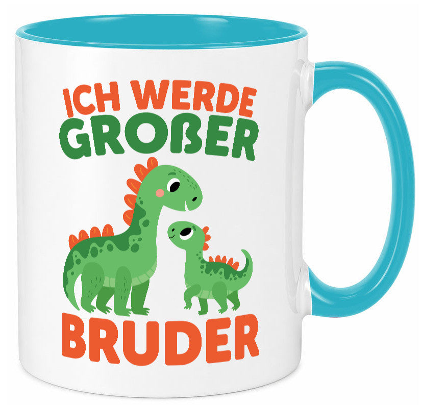 Ich werde Großer Bruder | Dino Brudersaurus lustig Humor Geschenkidee Geschenk
