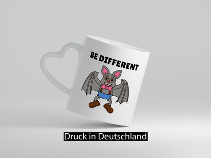 Be Different Geschenk Humor Geschenkidee lustiger Spruch Tasse