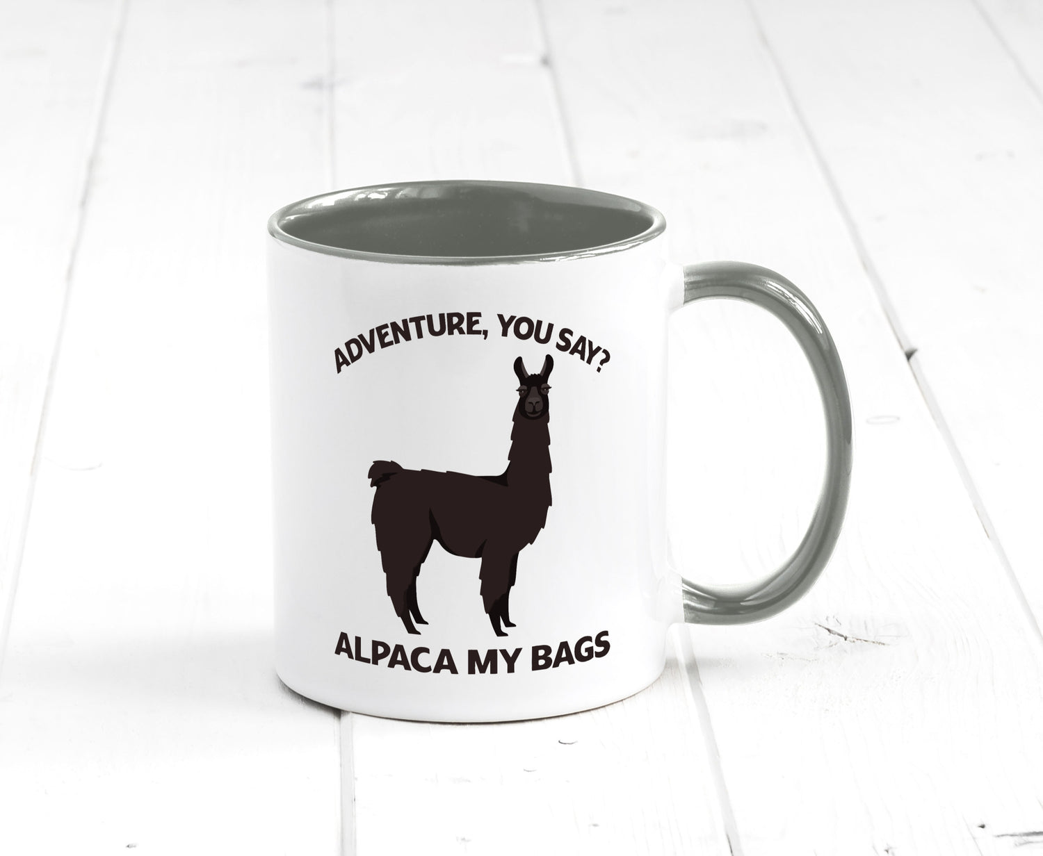 Adventure, Alpaca | Humor Geschenkidee Tasse