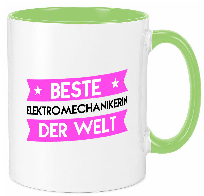 Beste Elektromechanikerin | Mechanikerin Humor Geschenkidee Tasse