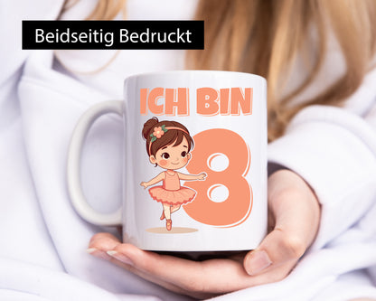 8 Geburtstag | Jahre Ballerina Mädchen Ballet Geschenk Geschenkidee lustiger