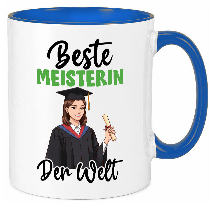 Beste Meisterin | Meisterbrief v2 Geschenk Humor Geschenkidee lustiger Spruch