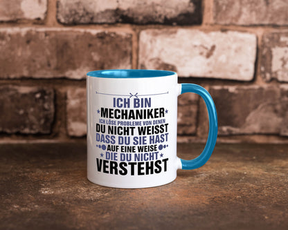 Löse Probleme: Mechaniker | KFZ Werkstatt lustig Humor Geschenkidee Geschenk