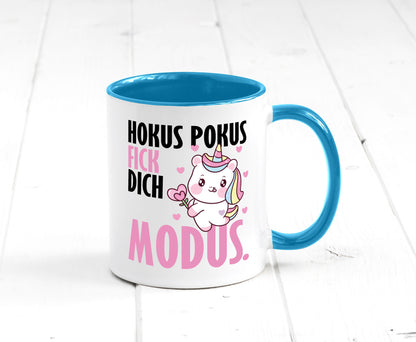 Hokus Pokus lustiger Spruch Geschenk Humor Geschenkidee Tasse