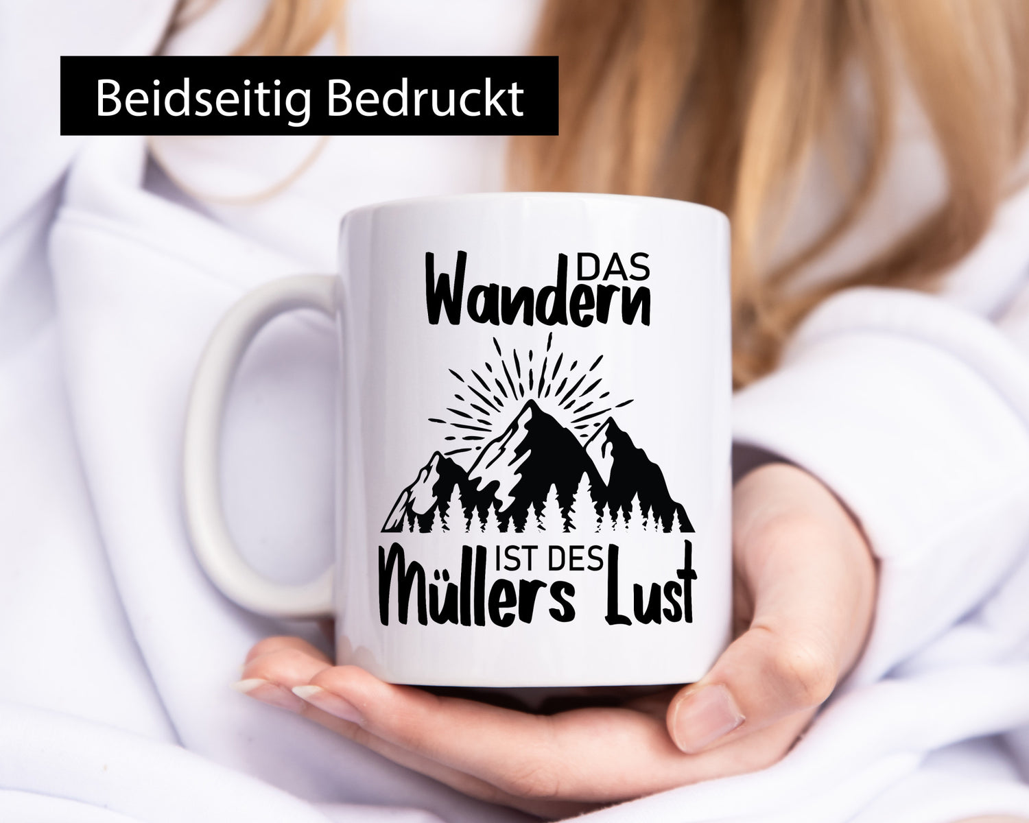 Das Wandern ist des Müllers Lust | Berge Sonne lustig Humor Geschenkidee
