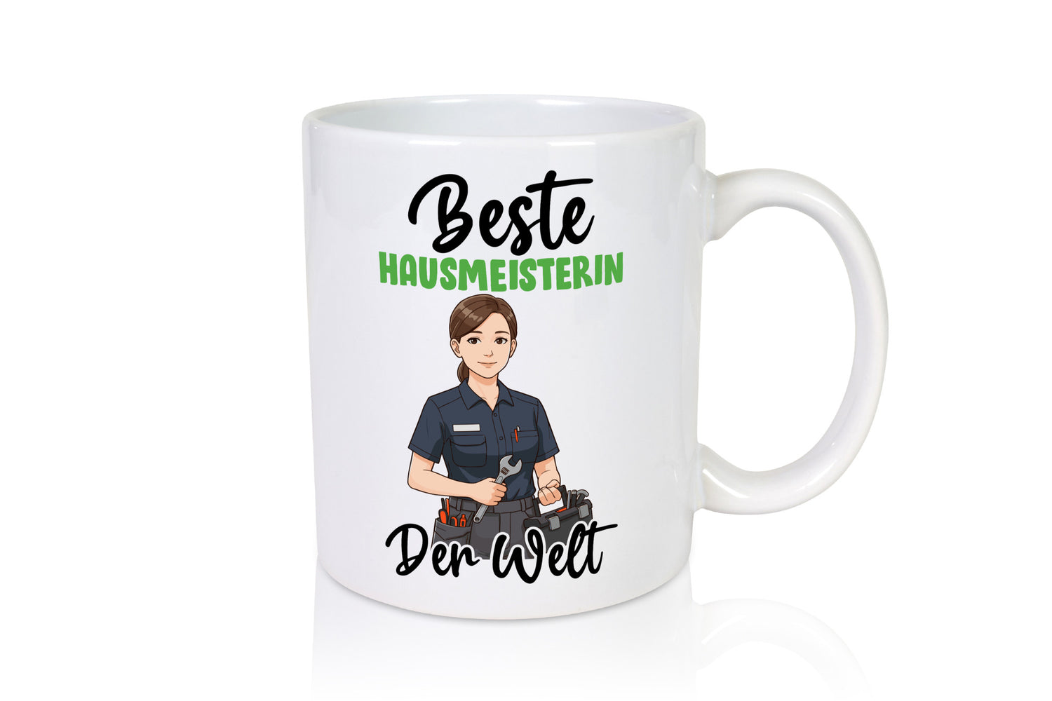 Beste Hausmeisterin | Hauswart v2 Humor Geschenkidee Tasse