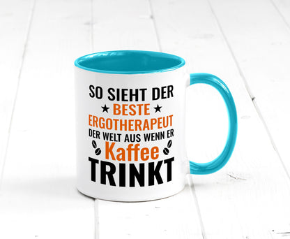 Kaffee trinkt: Ergotherapeut | Ergotherapie lustig Humor Geschenkidee Geschenk