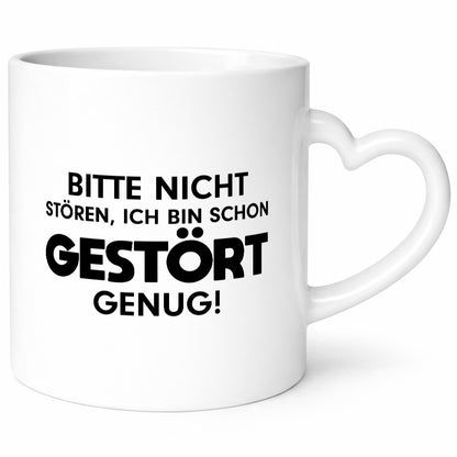 Bitte nicht stören | ich bin gestört Crazy lustig Humor Geschenkidee Geschenk