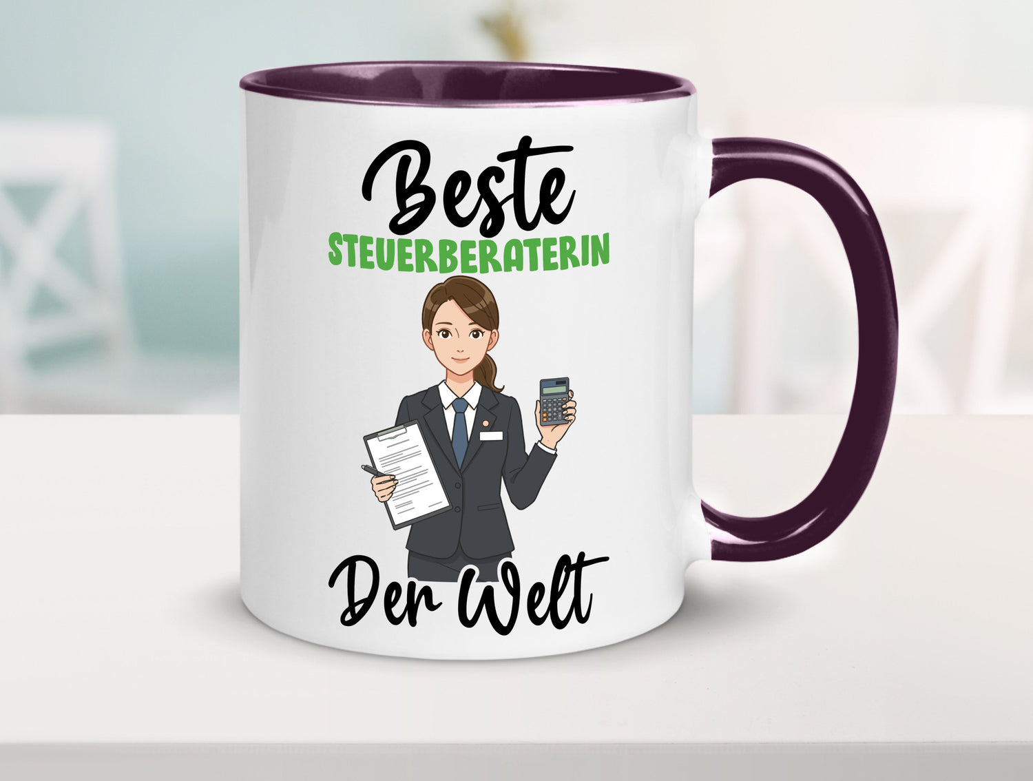 Beste Steuerberaterin | Steuer Beratung v2 Geschenkidee Humor Tasse