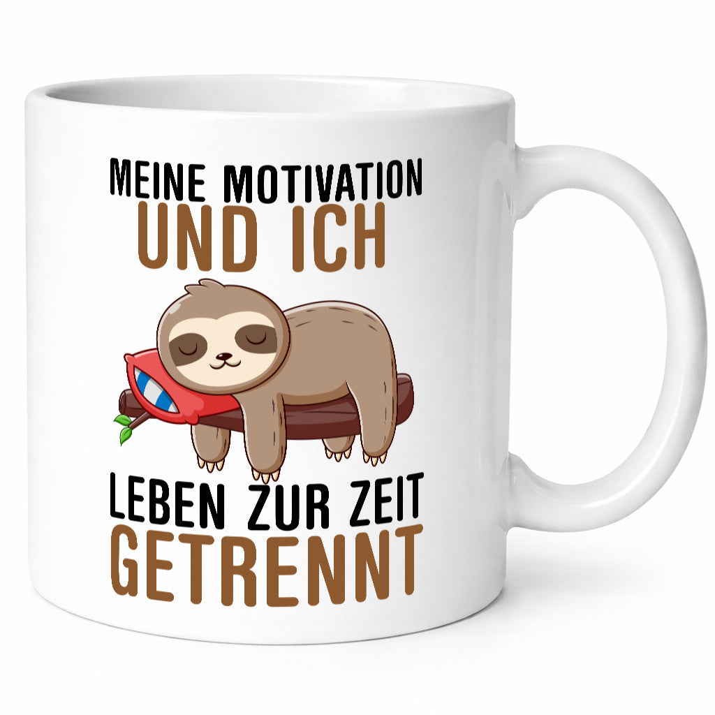 Meine Motivation | Faultier Faulpelz lustiger Comic Humor Tierliebhaber