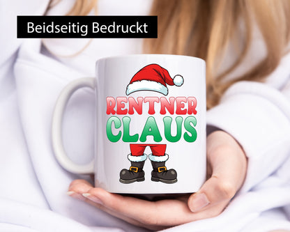 Rentner Claus | Weihnachten Weihnachtsmann lustig Ruhestand Jubiläum Geschenk
