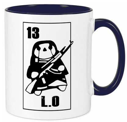 13 L.O lustiger Spruch Geschenk Humor Geschenkidee Tasse