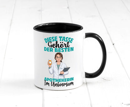 Im Universum: Apothekerin | Apotheke Pharmazie lustiger Spruch Geschenk Humor