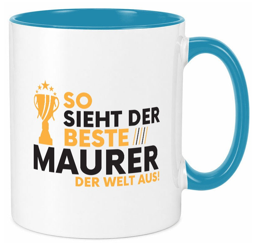Der Weltbeste Maurer | Bau Handwerker Geschenkidee Humor Tasse