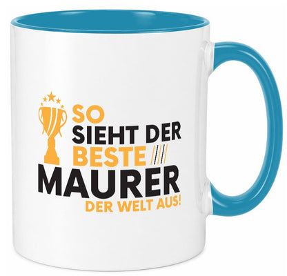Der Weltbeste Maurer | Bau Handwerker Geschenkidee Humor Tasse