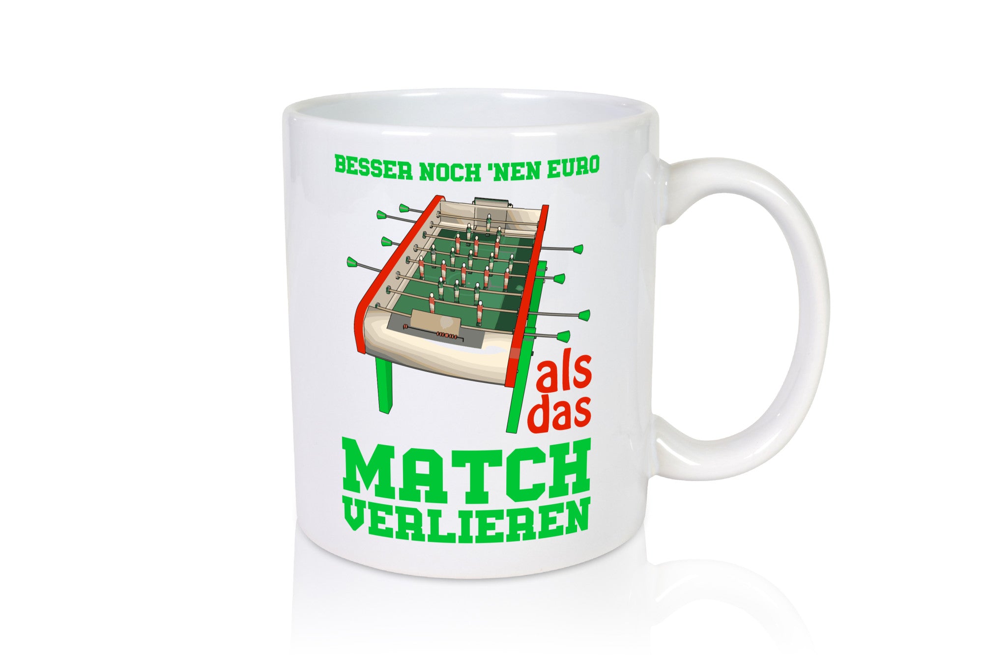 Tischkicker Tasse | Tischfußball Spruch Kicker Match lustig Humor Geschenkidee
