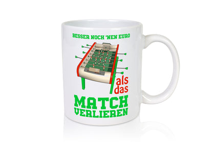 Tischkicker Tasse | Tischfußball Spruch Kicker Match lustig Humor Geschenkidee