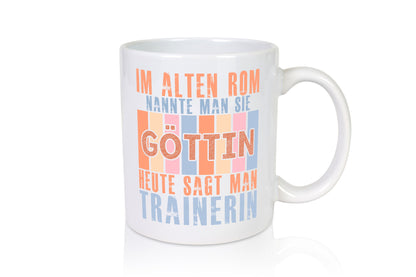 Heute sagt man: Trainerin | Sportverein Humor Geschenkidee Tasse