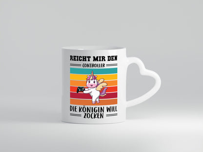 Die königin will Zocken | Gamerin Zockering Gaming lustiger Spruch Geschenk