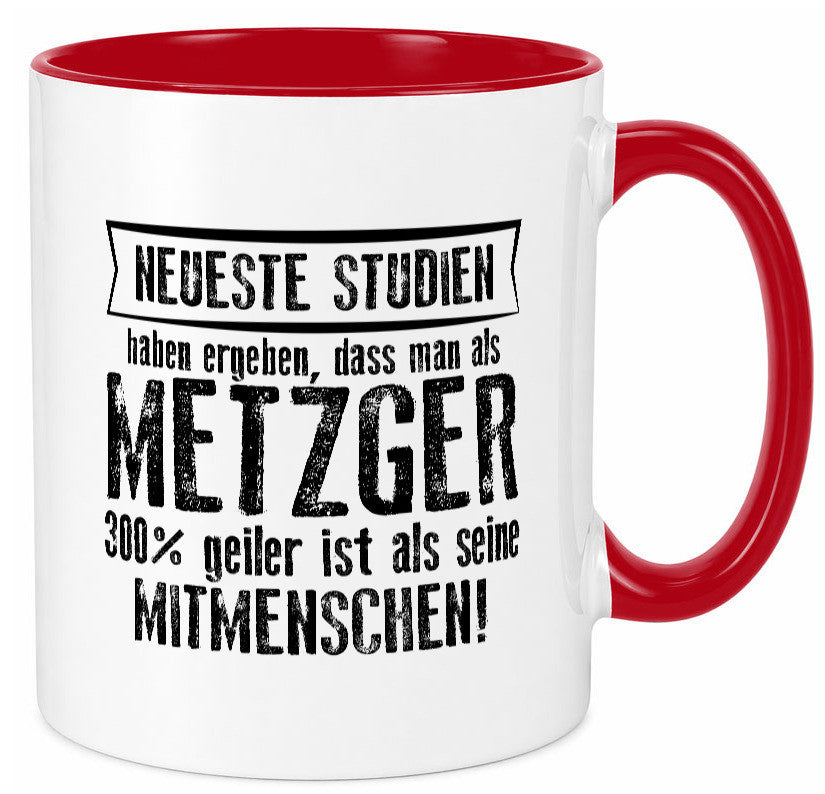 Neuste Studien: Metzger | Fleischer Metzgerei lustig Humor Geschenkidee