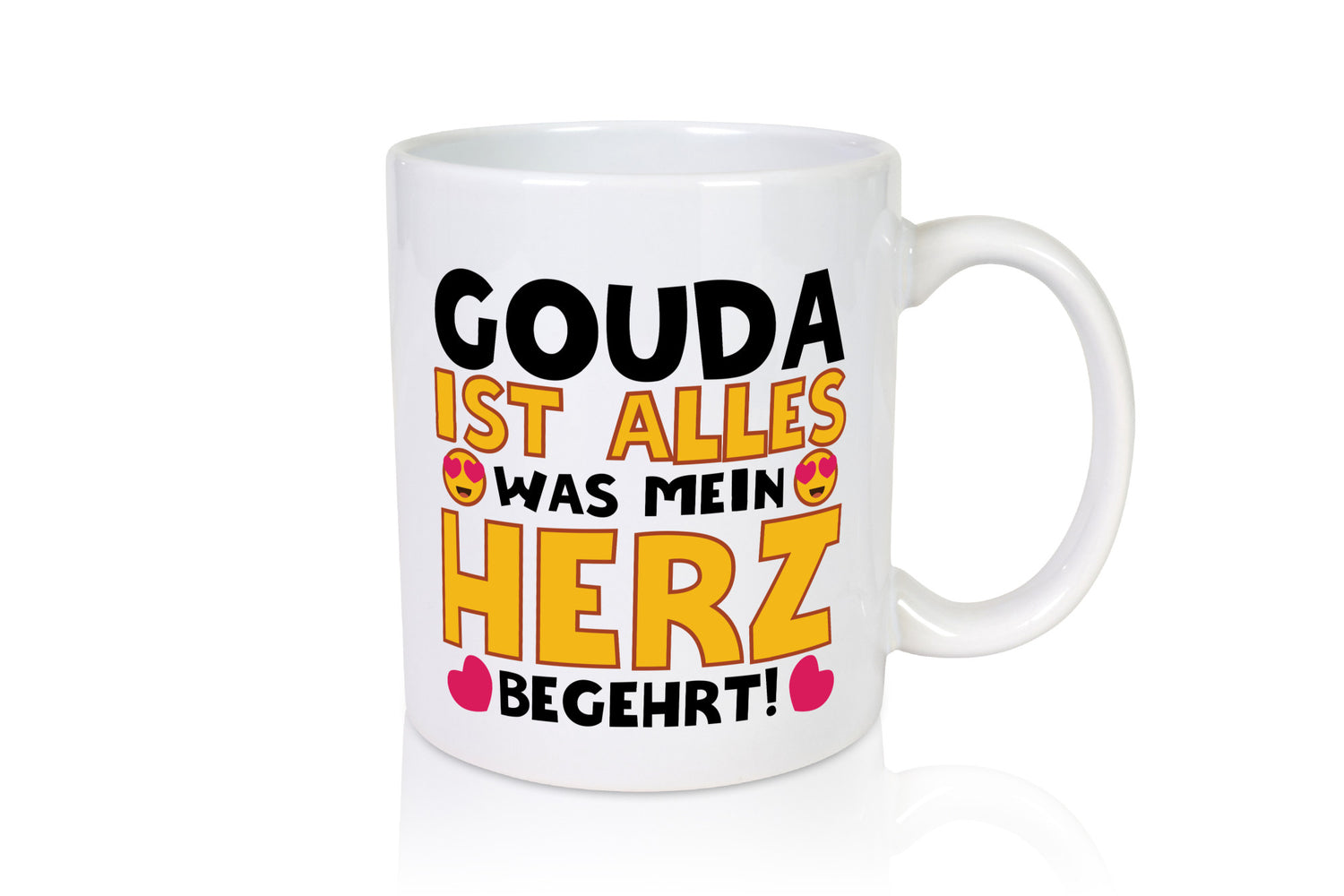 Ich brauche Gouda | Käseliebhaber Käse lustig Humor Geschenkidee Geschenk Tasse