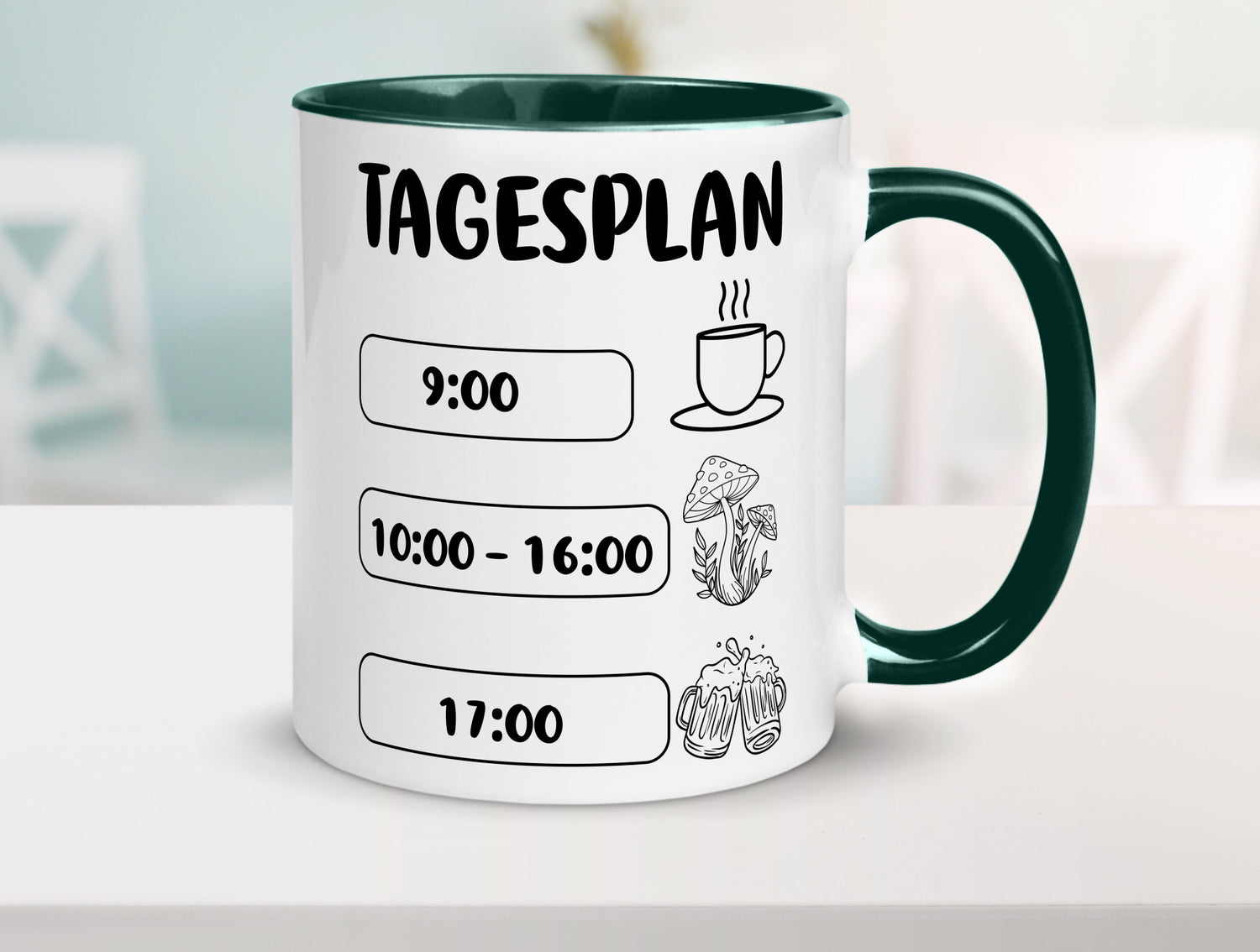 Tagesplan Pilzsammler | Pilze Wald v2 Geschenk Humor Geschenkidee lustiger
