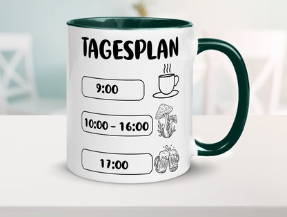 Tagesplan Pilzsammler | Pilze Wald v2 Geschenk Humor Geschenkidee lustiger