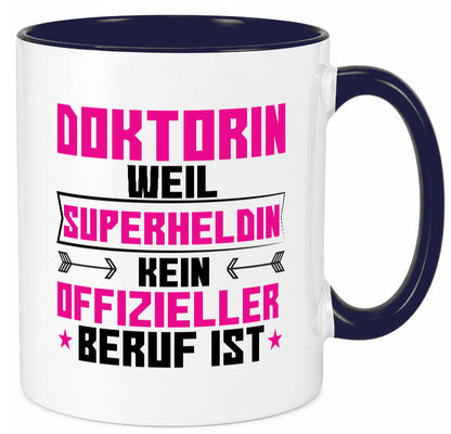 Superheldin Doktorin | Doktorand Doktortitel Geschenkidee Humor Tasse