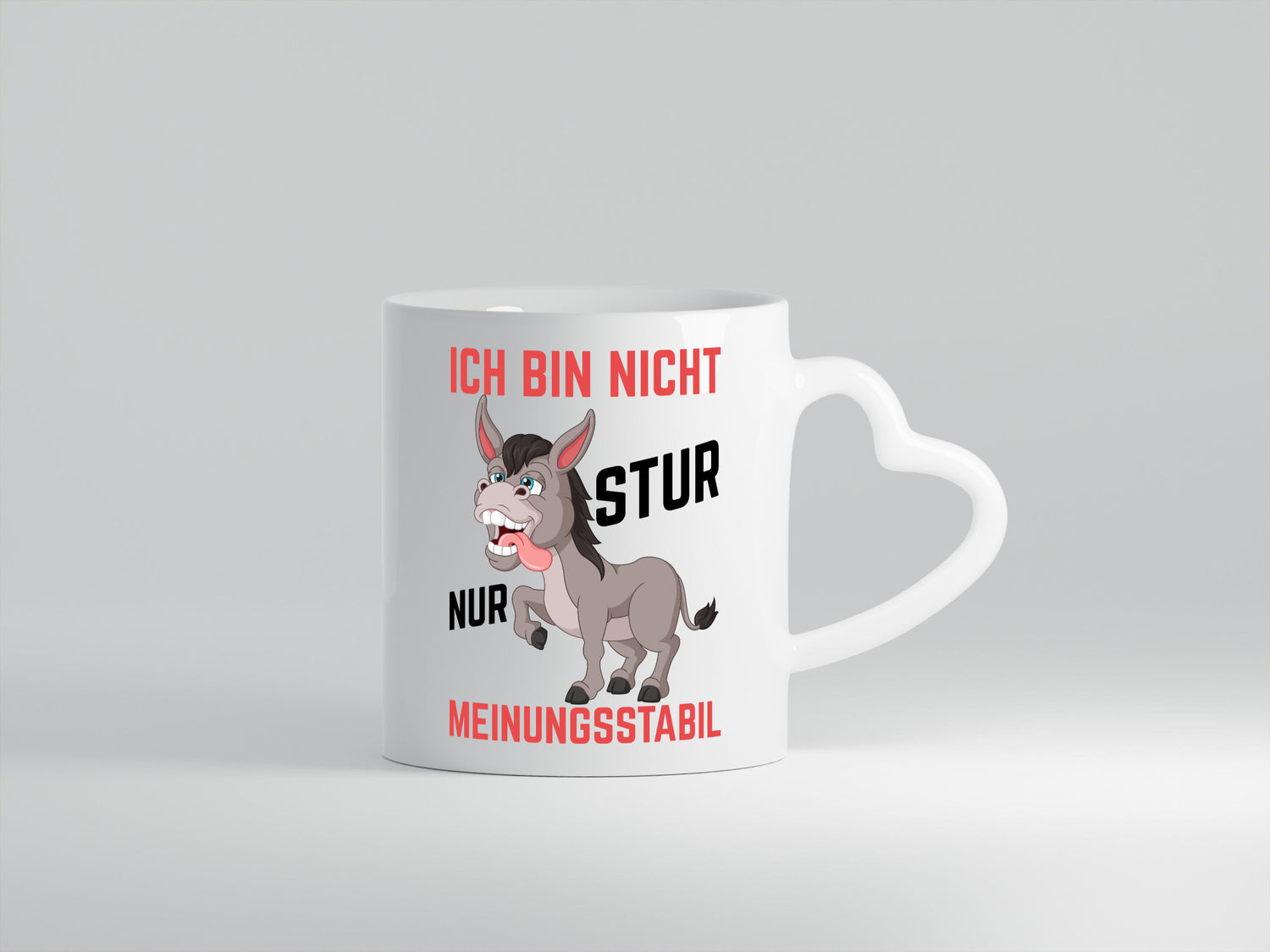 Ich bin nicht stur | Eigene Meinung Sturer Esel Comic Geschenk Humor