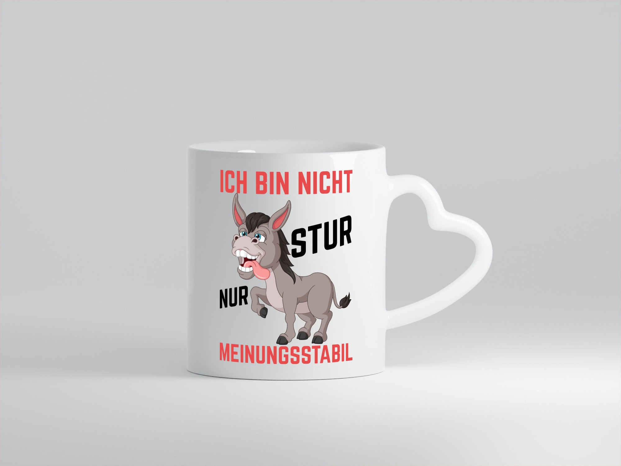 Ich bin nicht stur | Eigene Meinung Sturer Esel Comic Geschenk Humor