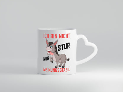 Ich bin nicht stur | Eigene Meinung Sturer Esel Comic Geschenk Humor