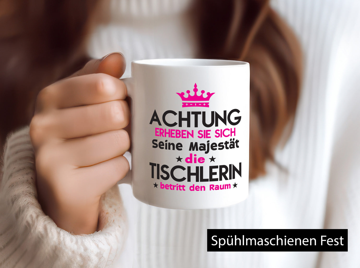 Seine Majestät Tischlerin | Tischlerei Geschenk Humor Geschenkidee lustiger