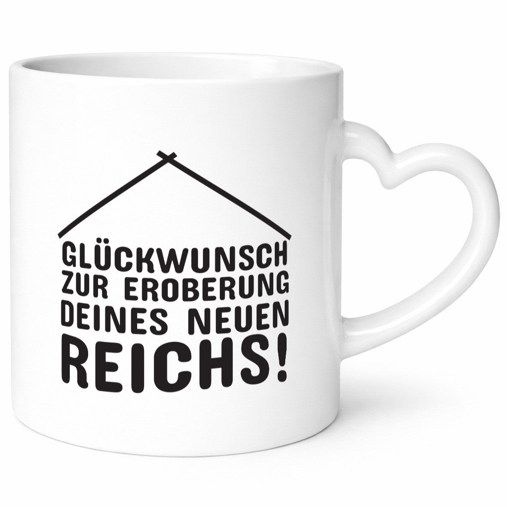 Neue Wohnung | Hausbesitzer Tasse Umzug Eigenheim Humor Geschenkidee