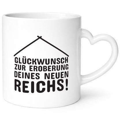 Neue Wohnung | Hausbesitzer Tasse Umzug Eigenheim Humor Geschenkidee