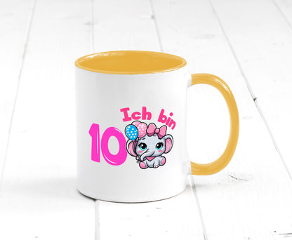 10. Geburtstag | 10 Jahre Elefant Mädchen Geschenk Geschenkidee lustiger Spruch