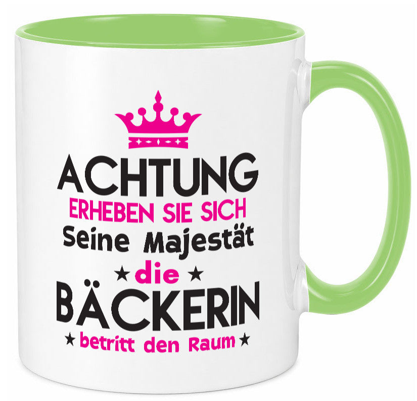 Seine Majestät Bäckerin | Bäckerei Frauen Backen Humor Geschenkidee Tasse