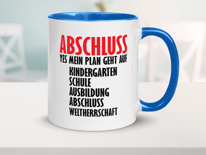 Abschluss Bachelor Geschenkidee Humor Tasse